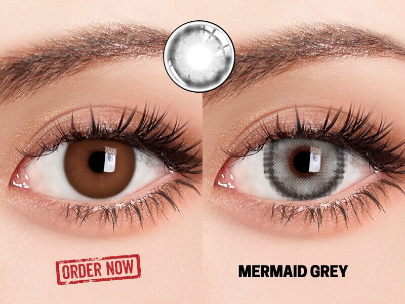 beacolors grey contact lenses