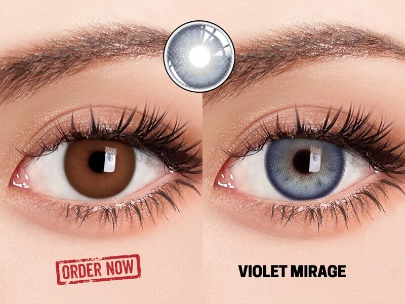 beacolors violet contact lenses