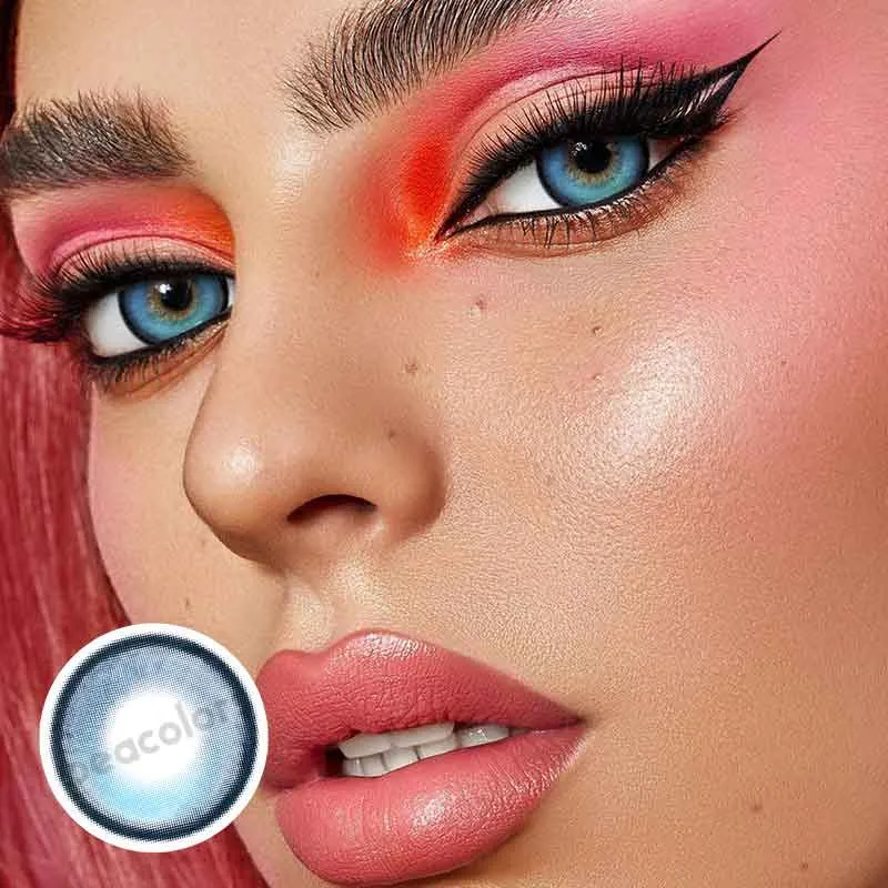 Beacolors Bubble Blue color contact lenses