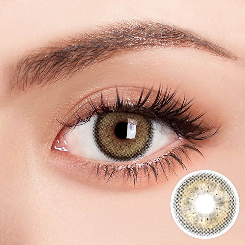 Beacolors Amber Fantasy brown color contact Lenses